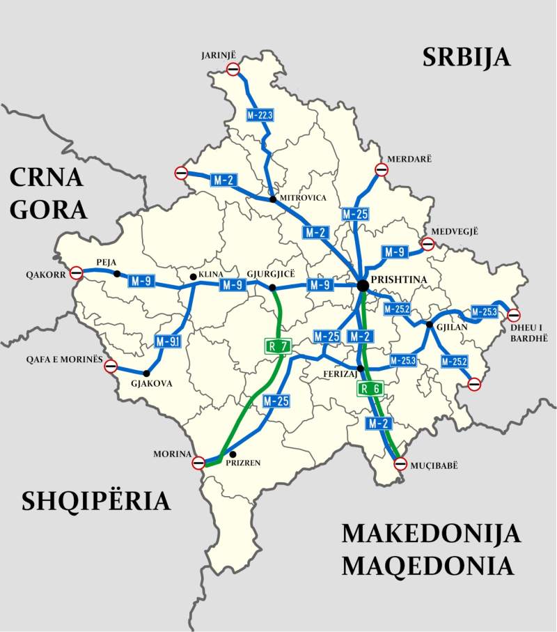 Putevi na Kosovu i Metohiji